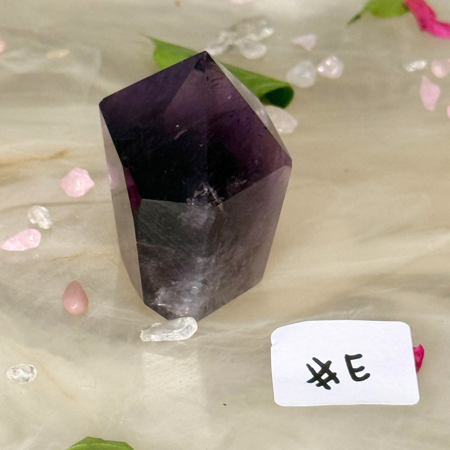 🧁✨ Chubby Cupcake – Mini Amethyst (Ametrine Vibes) Point: E