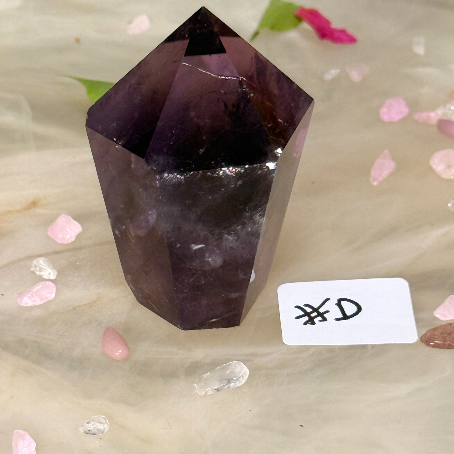๐ง๐ค Cosmic Cupcake โ Mini Amethyst Point: D