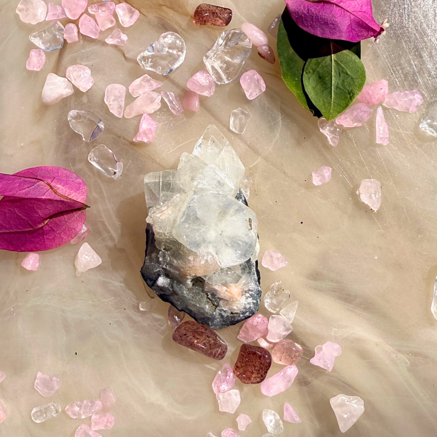 Frozen Starlight – Apophyllite Cluster | Pick Your Cluster