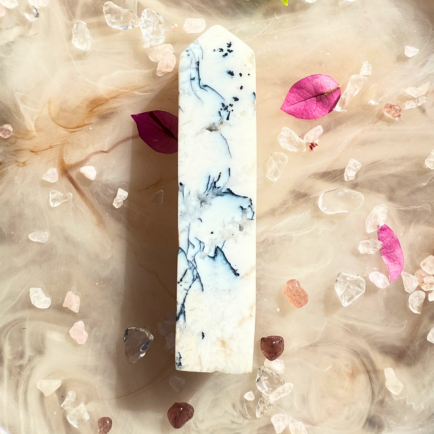 ๐ฟ Whispering Forest โ Dendritic Agate Tower