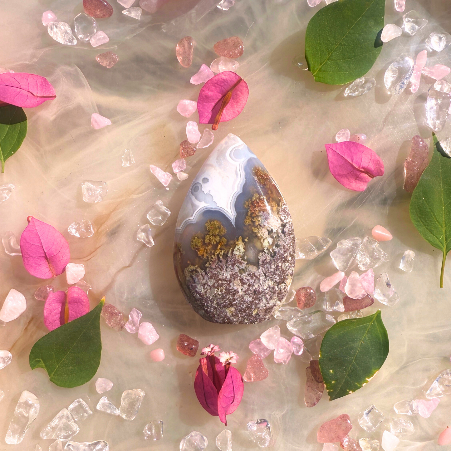 ๐ Worlds Within โ Indonesian Scenic Nebula Agate