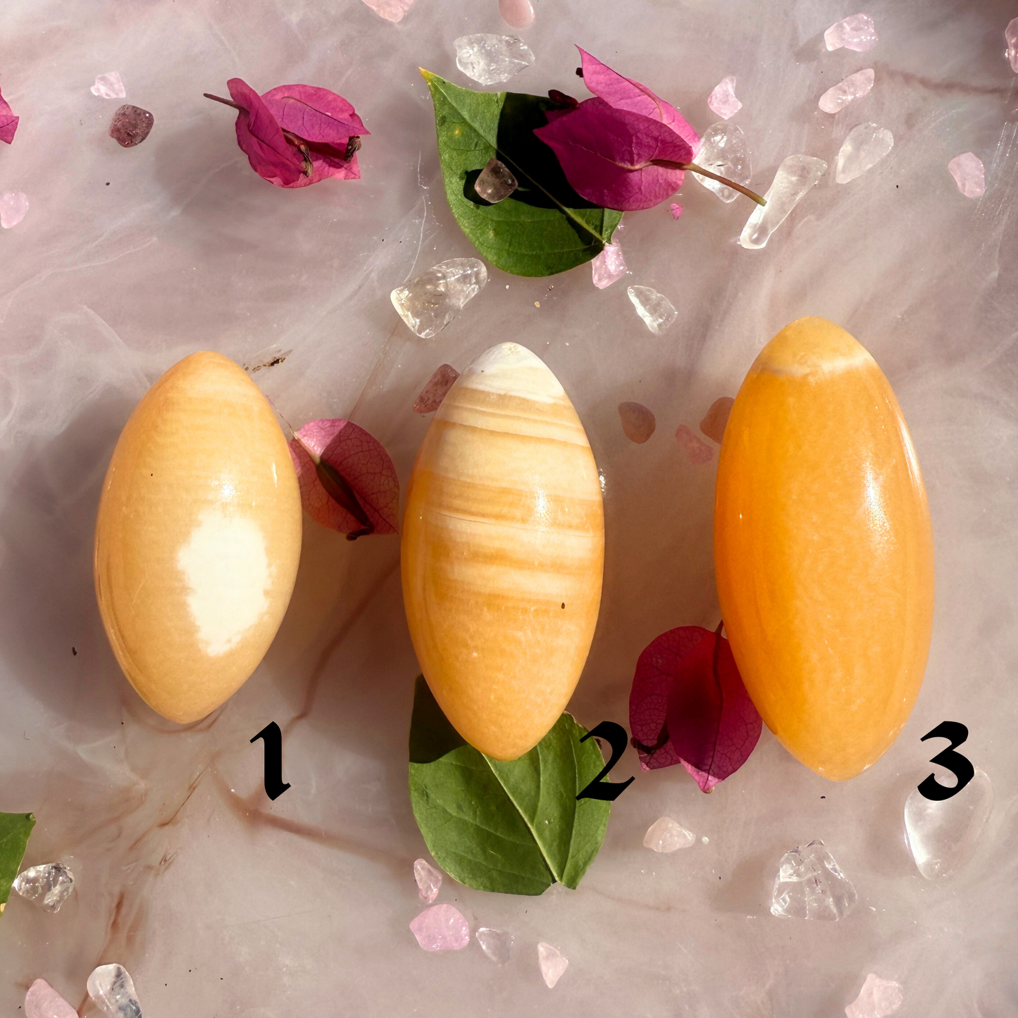 🧡 ORANGE CALCITE LINGAM (Pick Your Own)