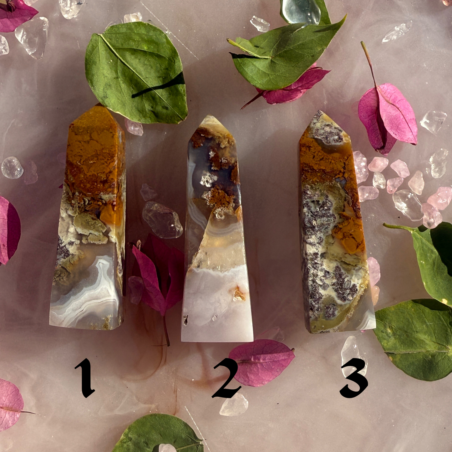 🌌 Nebula Baby – Mini Agate Towers (U Pick 1, 2 or 3) 💫