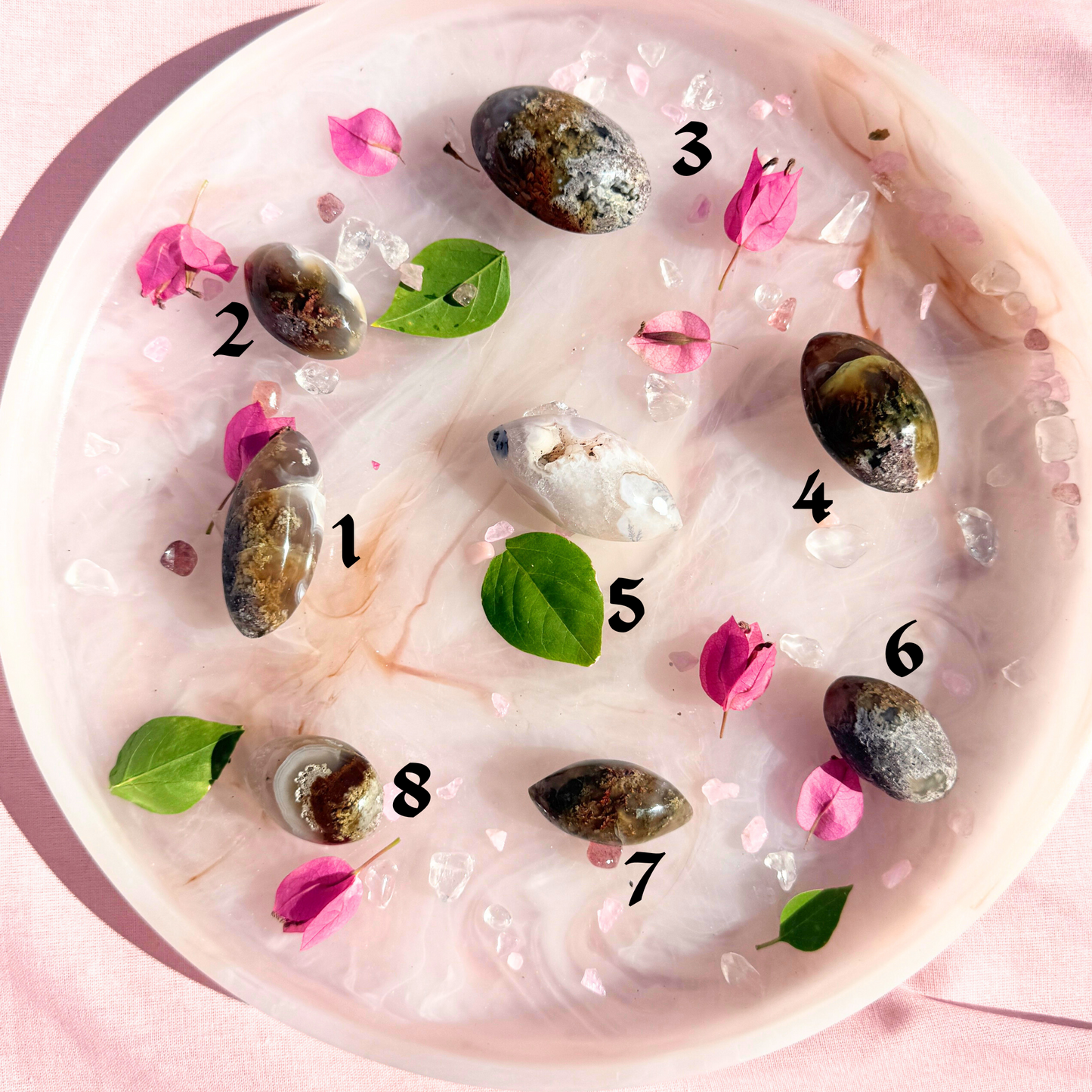 💫 “Universal Mood Stick” – Nebula Agate Lingam (Pick Your Own)