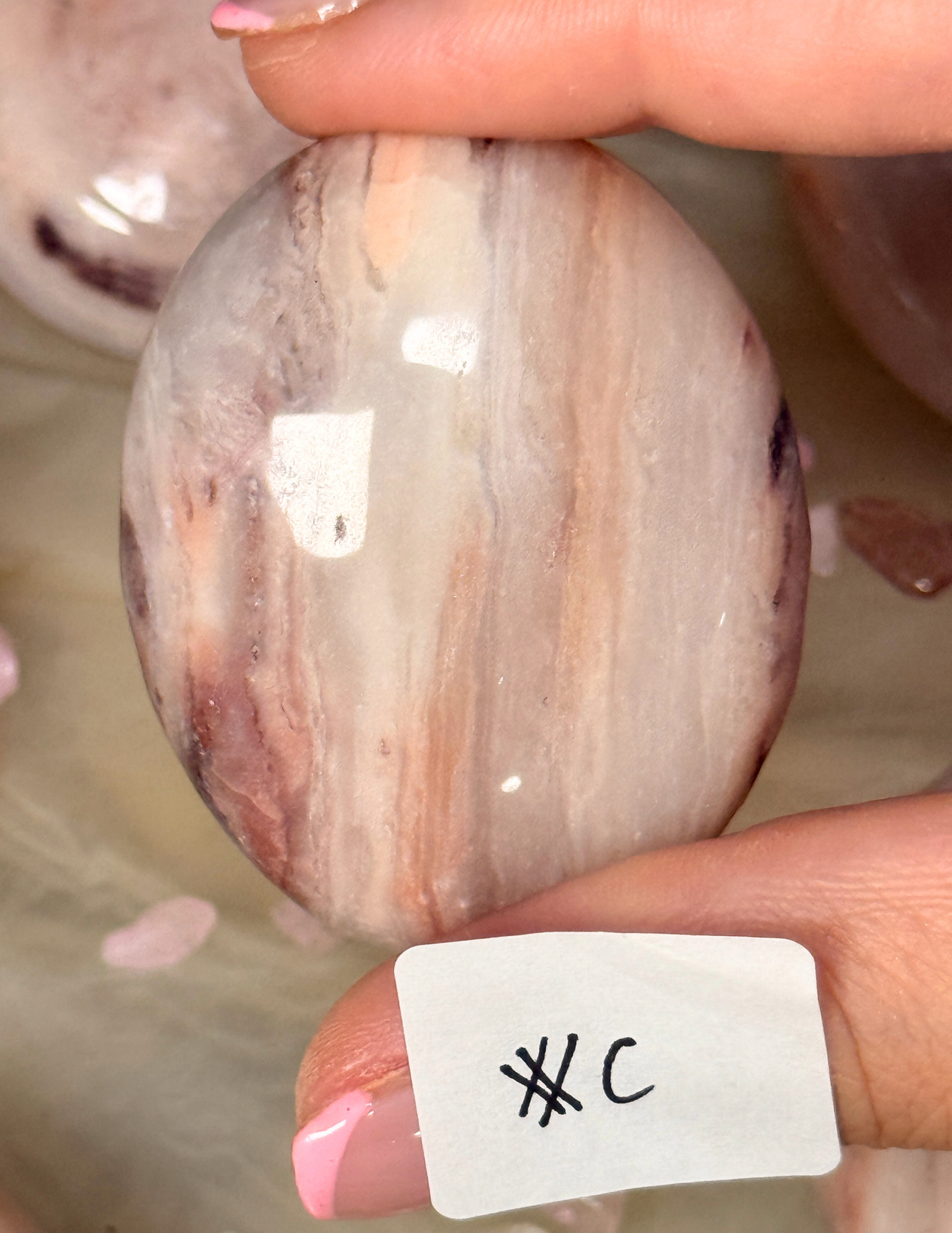 “We Only Wear Pink on Fridays” 💗 | Pink Aventurine Palm Stones | Choose Your Own Vibes