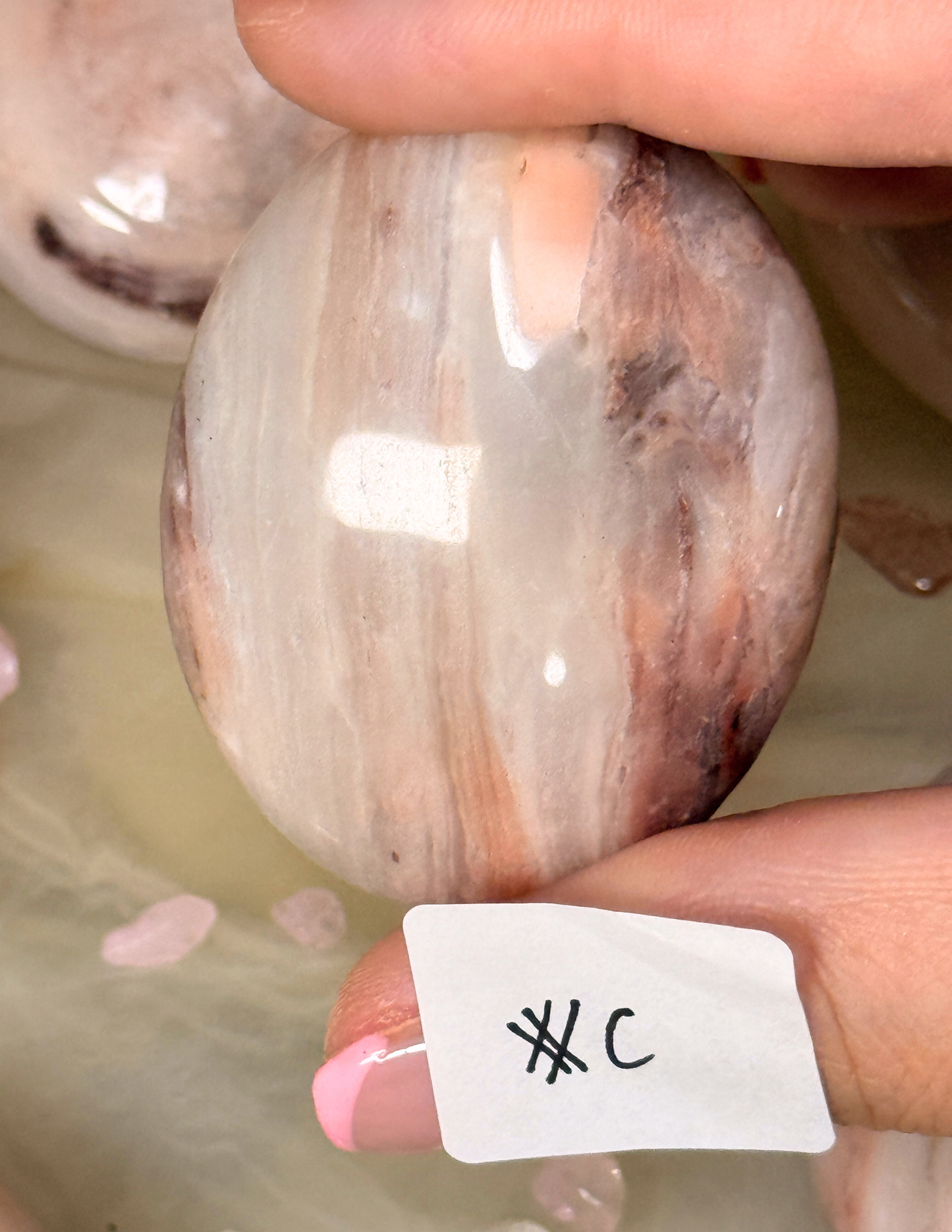 “We Only Wear Pink on Fridays” 💗 | Pink Aventurine Palm Stones | Choose Your Own Vibes