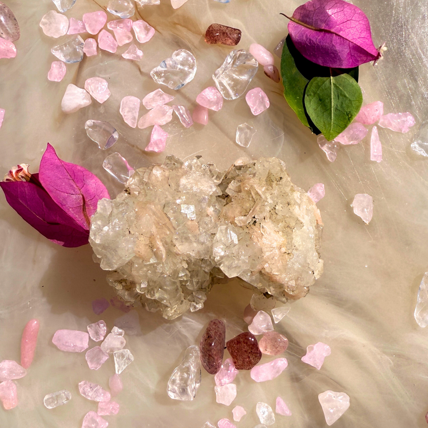 Frozen Starlight – Apophyllite Cluster | Pick Your Cluster