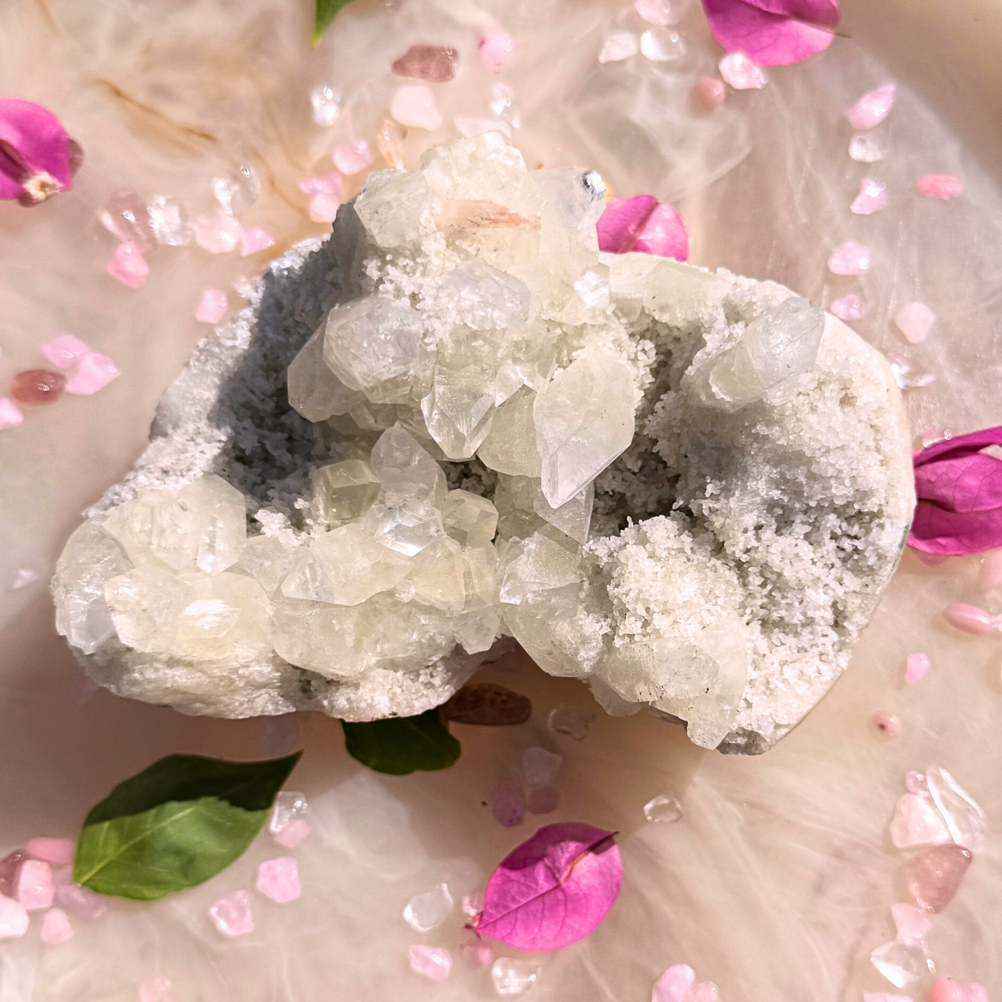 Frozen Starlight – Apophyllite Cluster | Pick Your Cluster