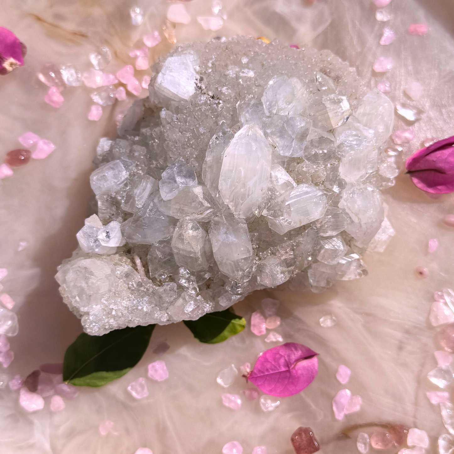Frozen Starlight – Apophyllite Cluster | Pick Your Cluster