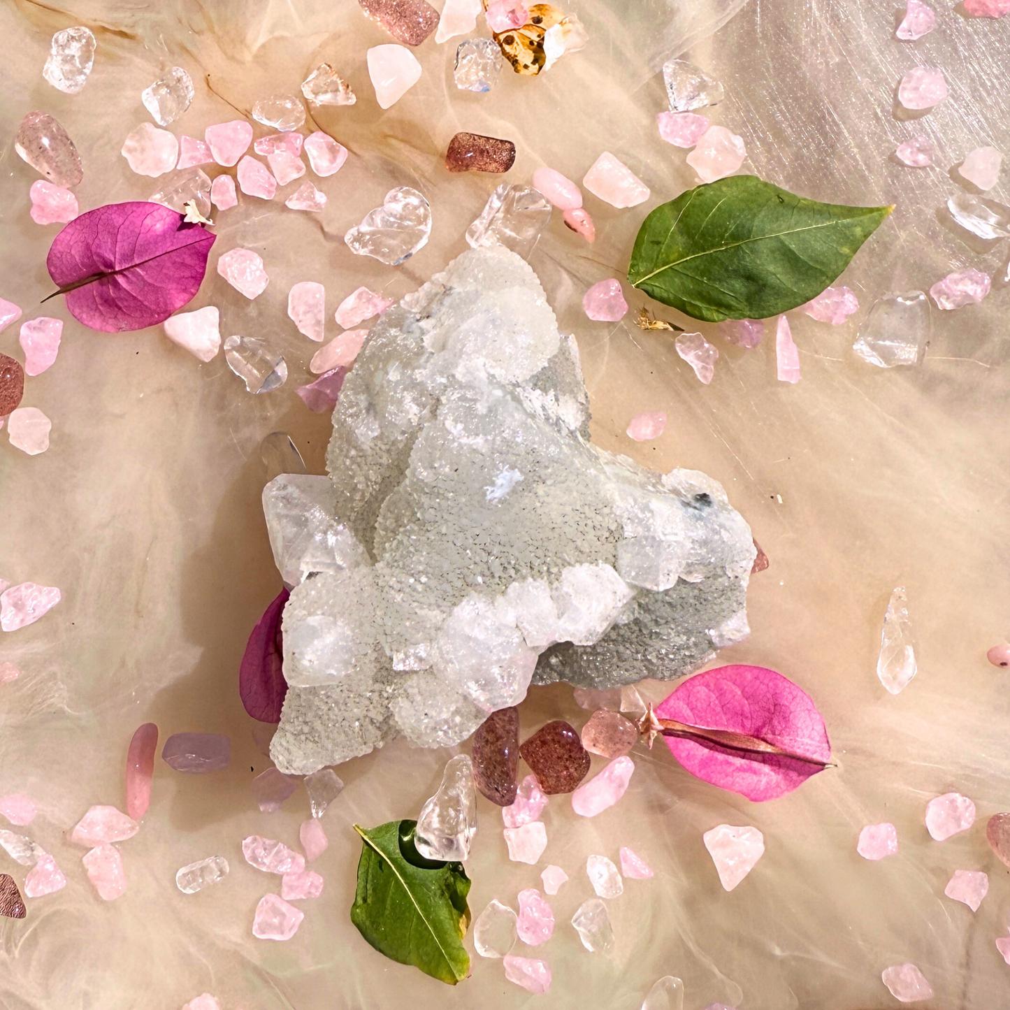 Frozen Starlight – Apophyllite Cluster | Pick Your Cluster