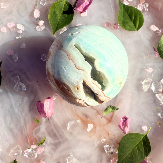 🌊 “Tranquil Drift” – Caribbean Calcite Spheres (Pick 1, 2 or 3)