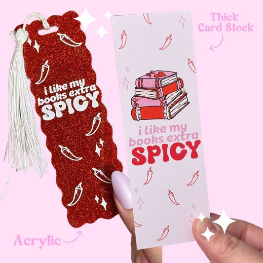 Extra Spicy Book Mark (Quirky, Funky, Kawaii,Y2K): Acrylic